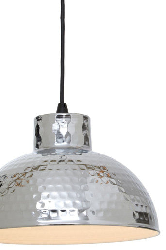 New Foundry Chrome Finish Iron Pendant light