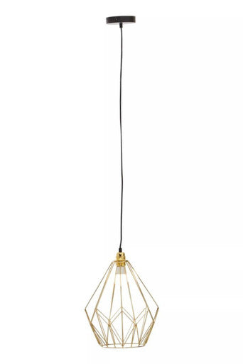 Wyra Champagne Gold Frame Pendant light