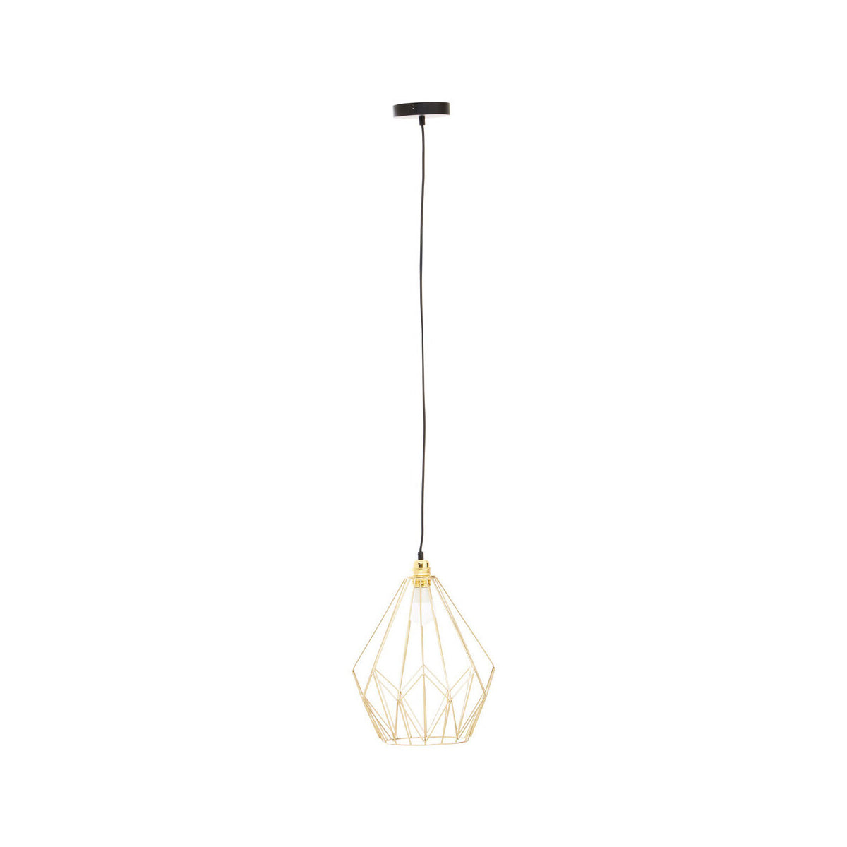 Wyra Champagne Gold Frame Pendant light