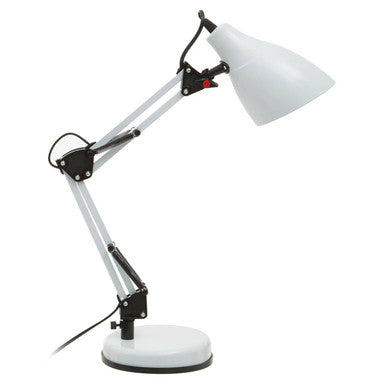 Finley White Adjustable Desk Lamp - image 1