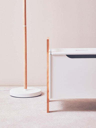 Stockholm Matte White Floor Lamp