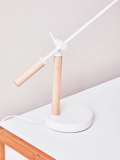 Stockholm Matte White Table Lamp