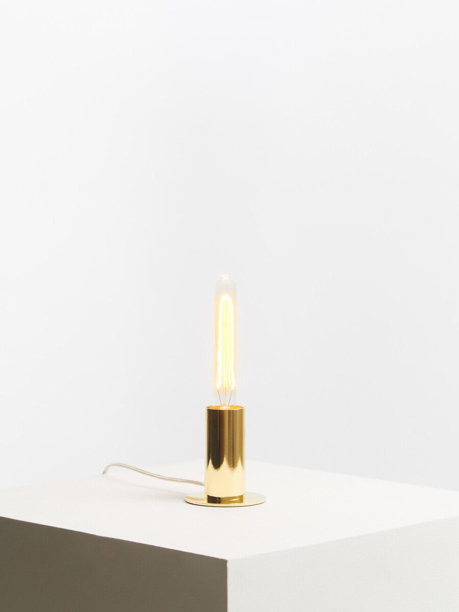 Stockholm Shiny Brass Finish Table Lamp