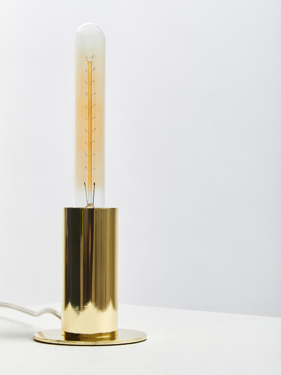 Stockholm Shiny Brass Finish Table Lamp