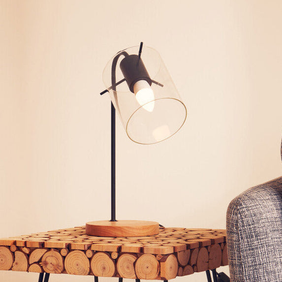 Stockholm Matte Black Curved Table Lamp