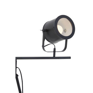Stockholm Two Spotlight Matte Black Tripod Floor Lamp