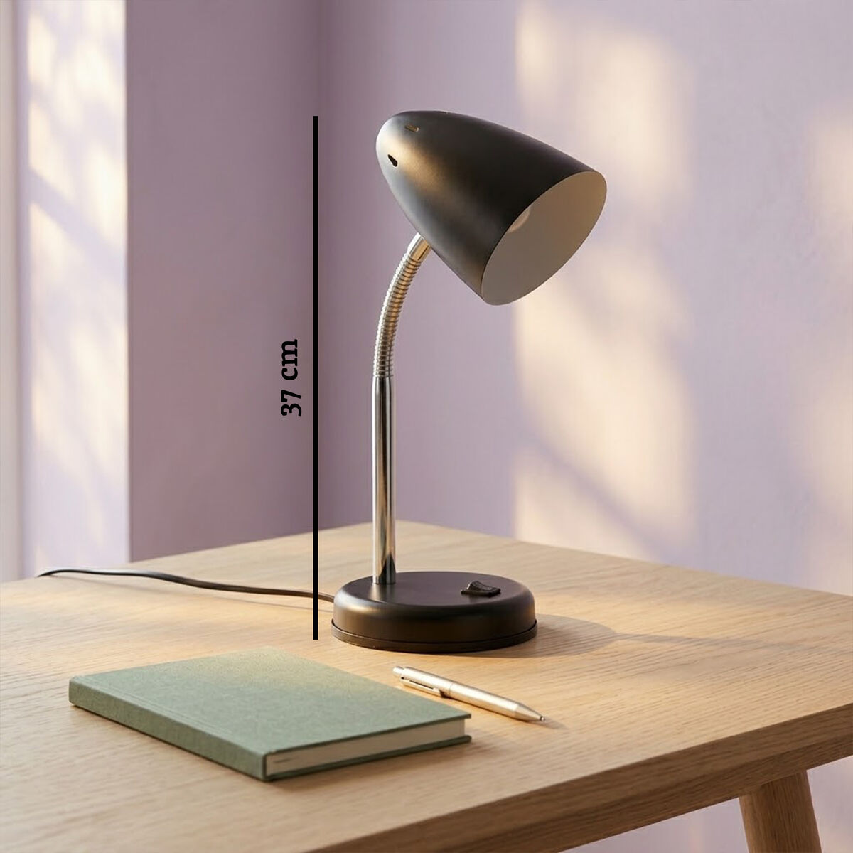 Matte Black Desk Lamp | Flexi