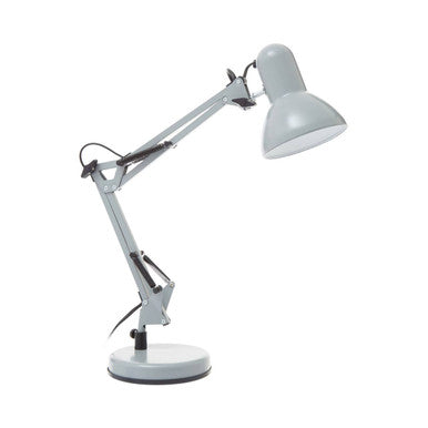 Payton Matte Grey Metal Studio Lamp