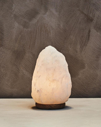 Nepal White Natural Salt Lamp