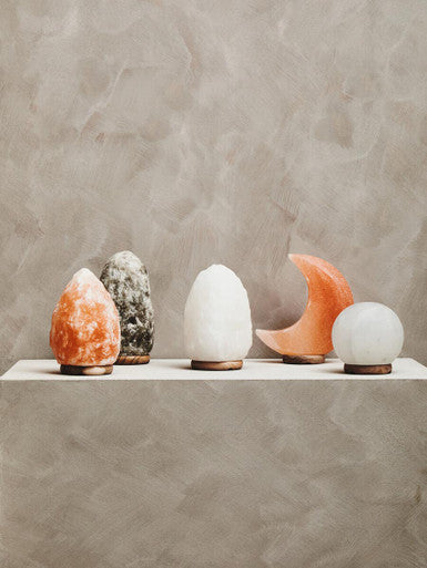 Nepal White Natural Salt Lamp