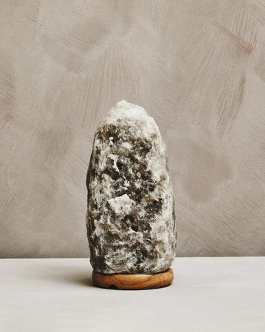 Grey Natural Salt Lamp | Nepal
