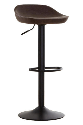Dalston Set Of Two Mocha Bar Stools
