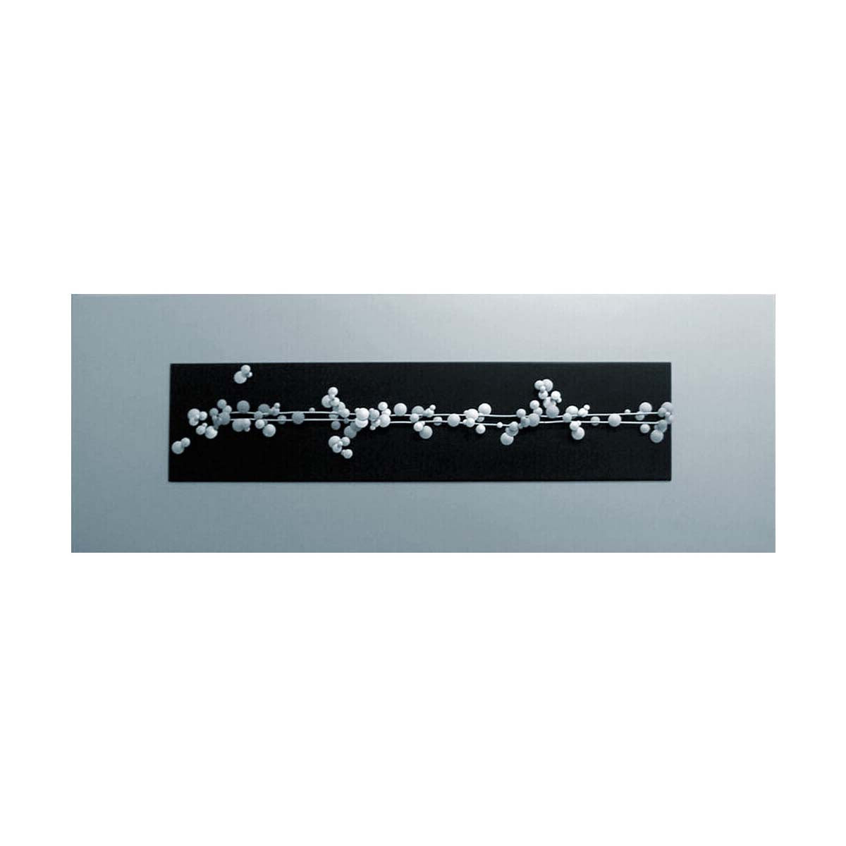 Raised Silver Beads Design Wall Art