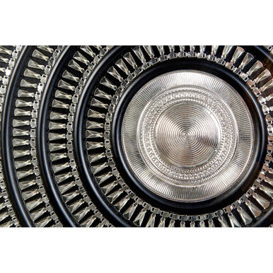 Nason Framed Silver Disc Wall Art