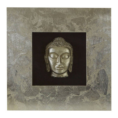 Nason Framed Silver Buddha Wall Art