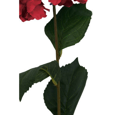 Fiori 74cm Hydrangea Red Stem
