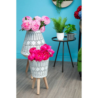 Fiori Fuchsia Peony Flower Stem