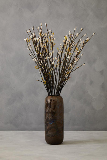 Fiori 96cm White Spray Pussy Willow