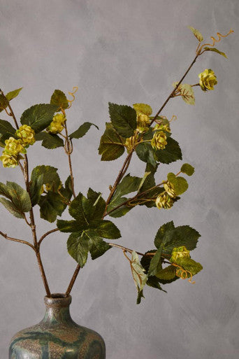 Fiori Faux Pale Lime Hops Stem