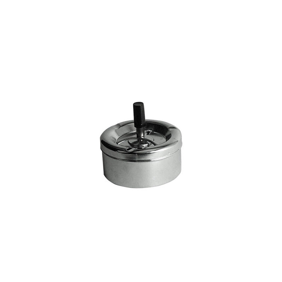 Chrome Effect Medium Spinning Ashtray