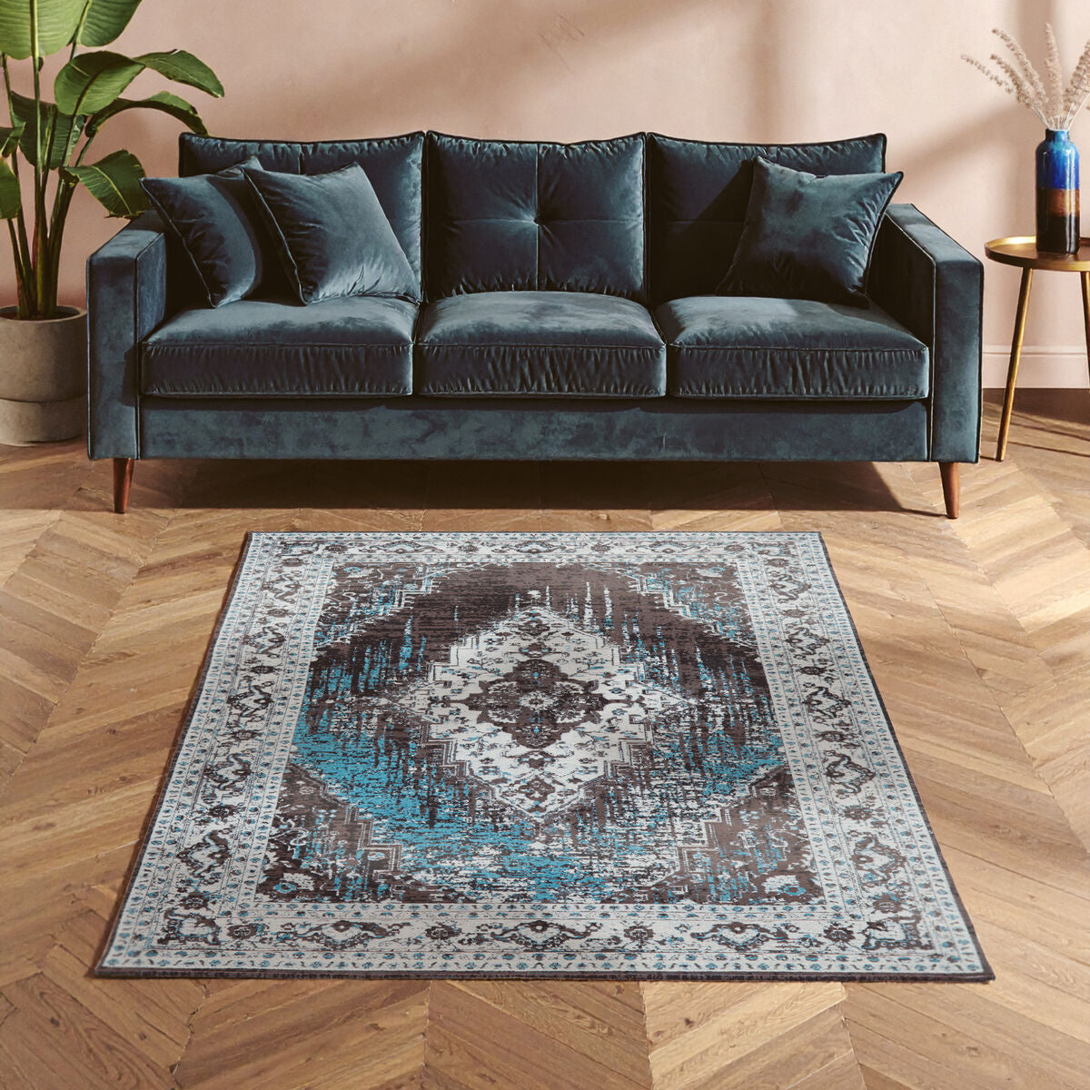 Bosie Morvi Small Teal Rug