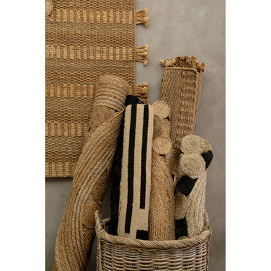 Bosie Demir Round Natural Jute Rug