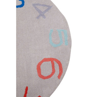 Kids Round Number Rug
