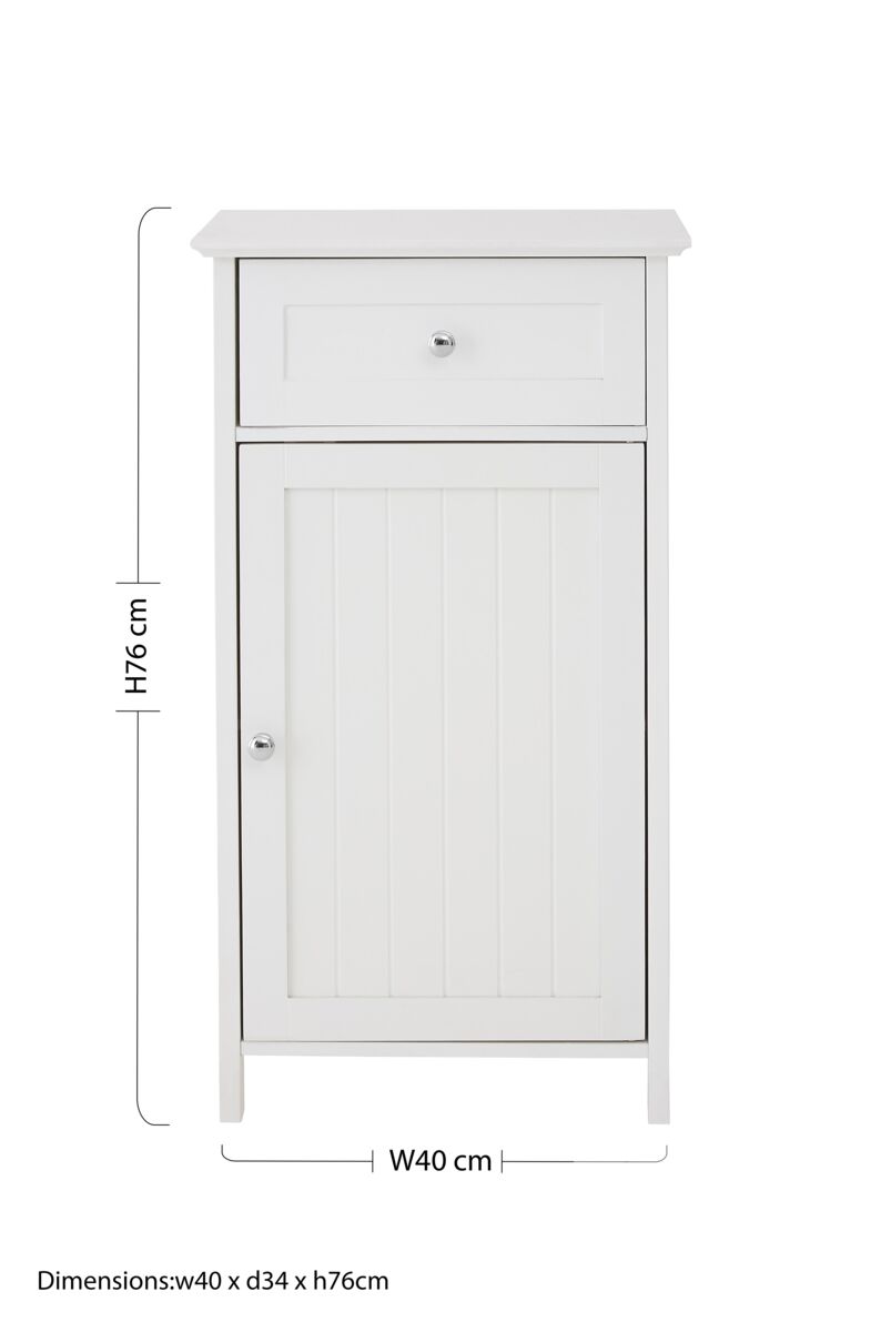 Portland 1 Inner Shelf And Drawer Cabinet