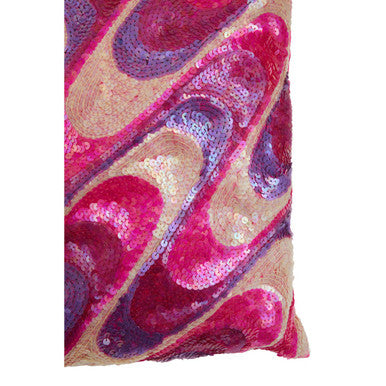 Diva Sequins Pink Cushion