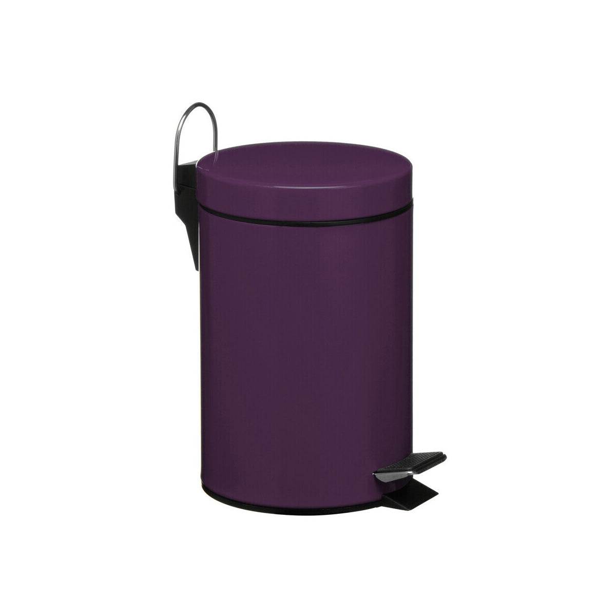 3 ltr Purple Pedal Bin - Orsina