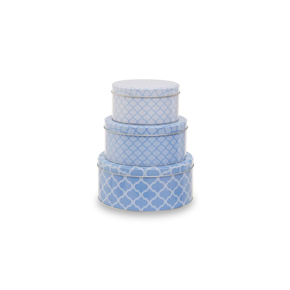 Set Of Three Kensington Storage Tins