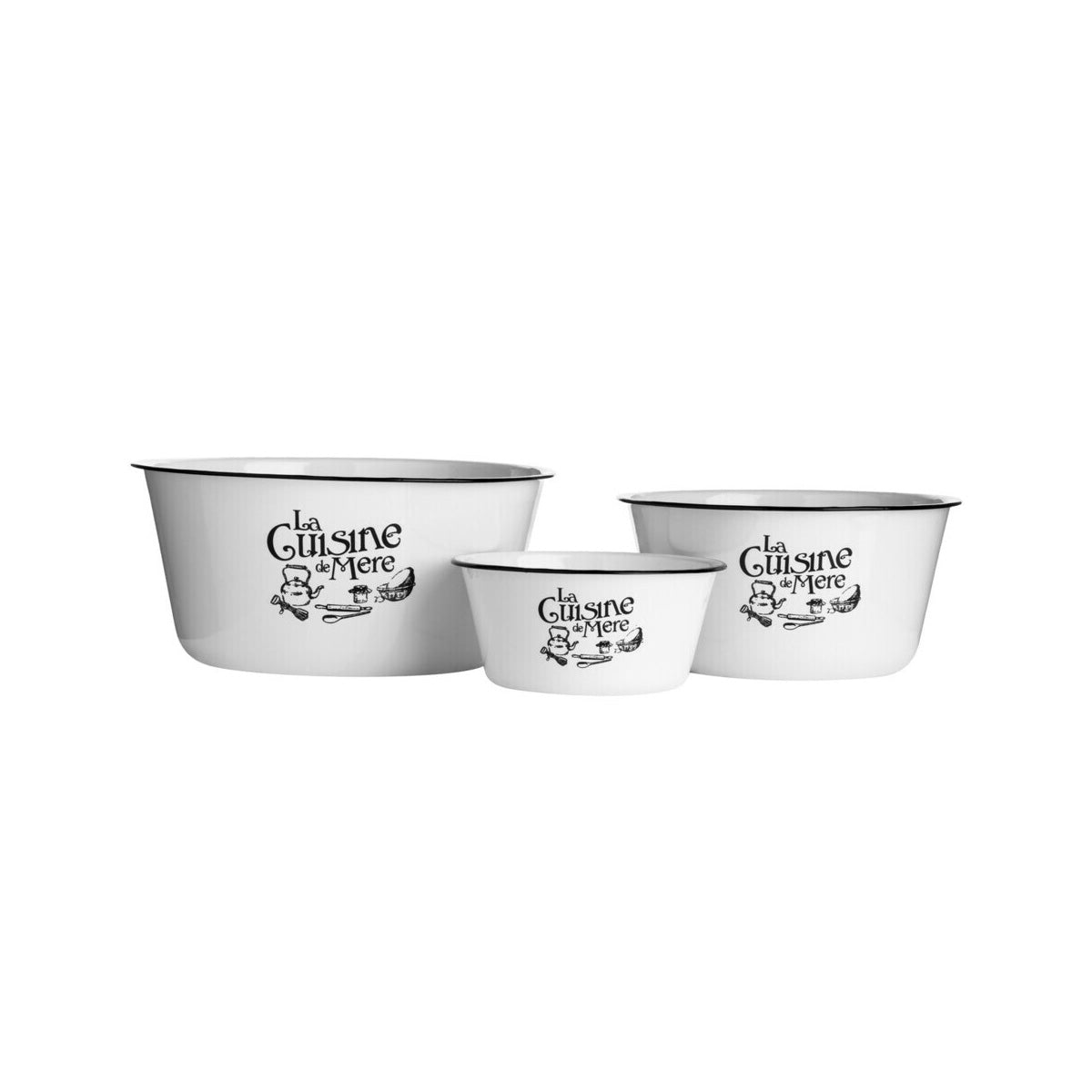 La Cuisine De Mere Set Of 3 Mixing Bowls
