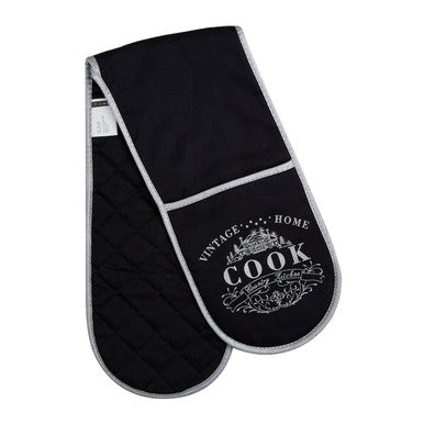 Vintage Home Black Double Oven Glove - image 1