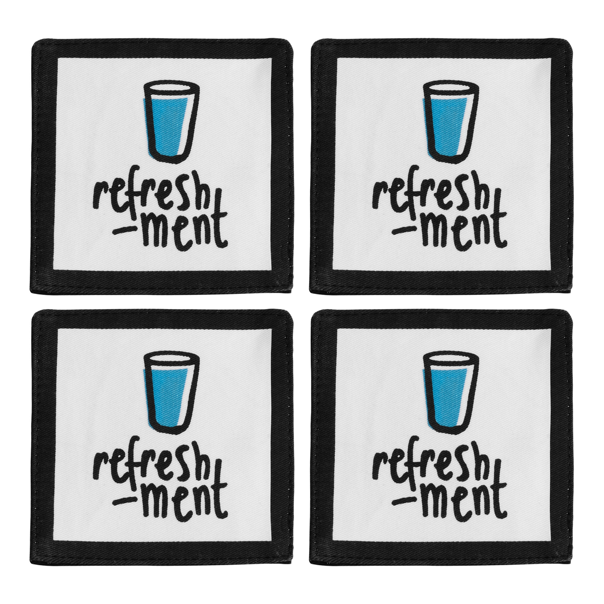 Doodle Set Of Four Refreshment Coasters