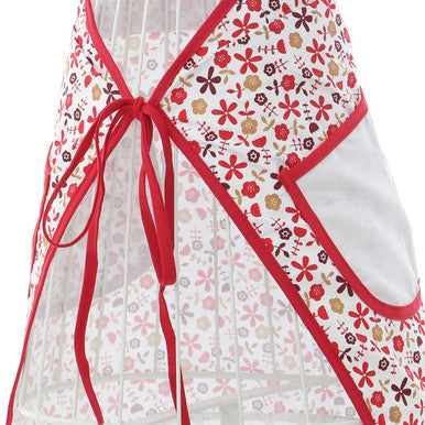 Red Daisy Apron