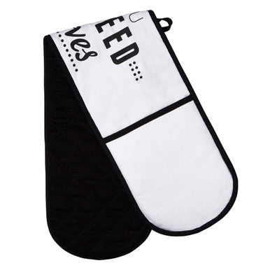 Pun And Games Double Oven Glove