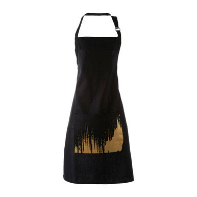 Modern Retro Black Apron