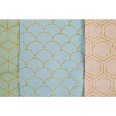 Frosted Deco Set Of 3 Tea Towels