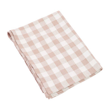 Doro Set Of Three Amber And White Tea Towels