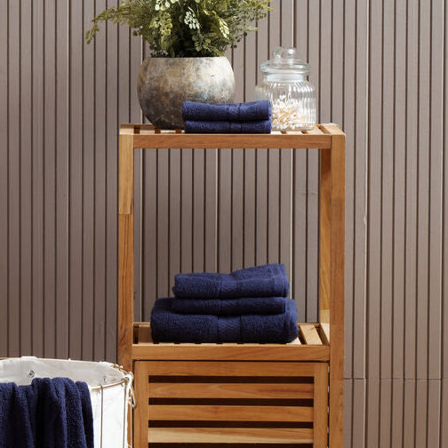 Thread and Loom 6 Piece Navy Blue Towel Set