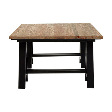 Hampstead Pine Wood And Iron Coffee Table