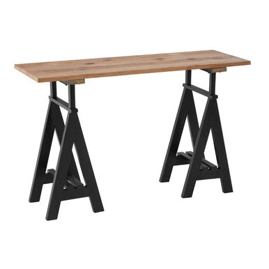 Hampstead Pine Wood And Iron Console Table - image 4