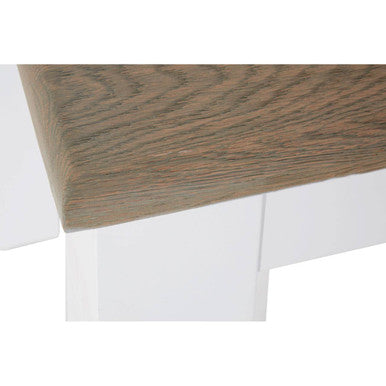 Hampstead Oak Top White Dining Table - Image 6