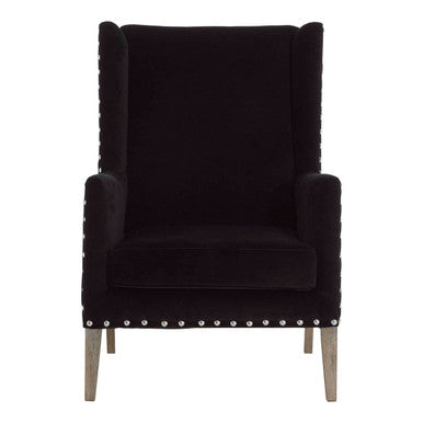 Kensington Townhouse Black Armchair