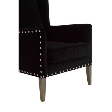 Kensington Townhouse Black Armchair