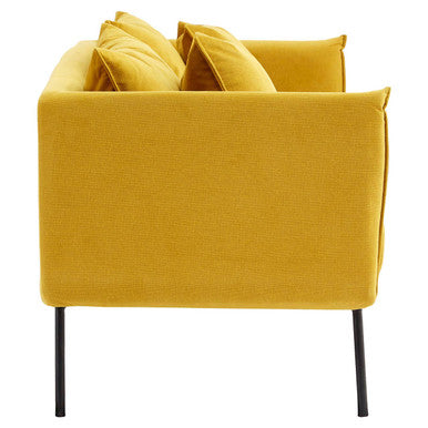 Kolding Two Seater Yellow Sofa