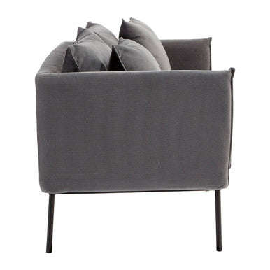 Kolding Two Seater Grey Sofa