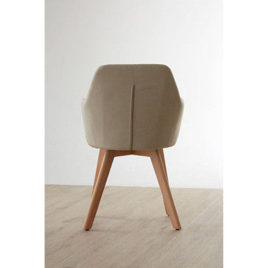 Stockholm Stone Fabric Chair