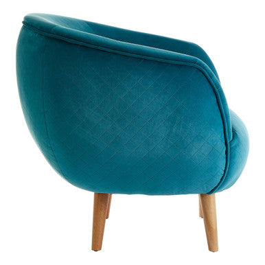 Oscar Teal Fabric Chair