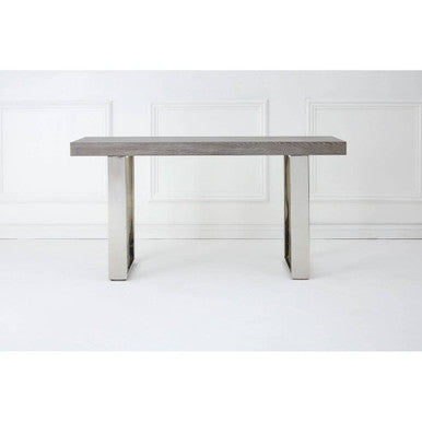 Ulmus Grey Elm Wood Console Table